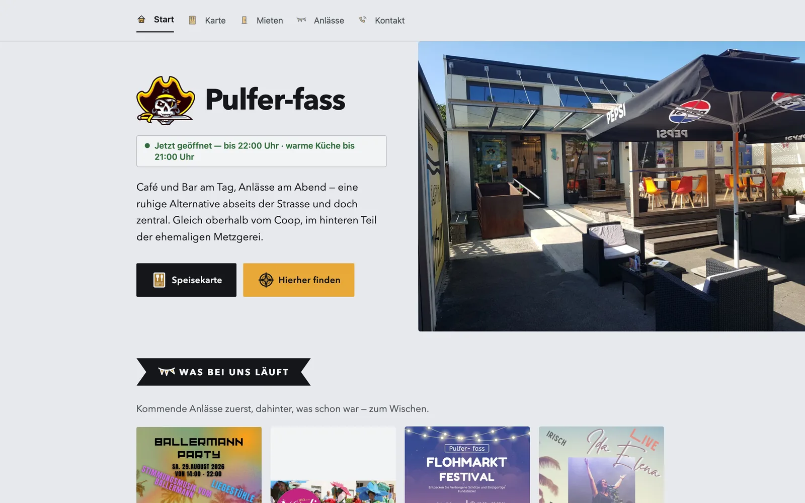 Pulfer-fass am Laptop